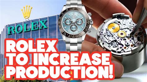 rolex production capacity|rolex production issues.